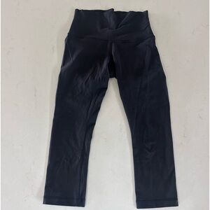 Lululemon wunder under crop leggings